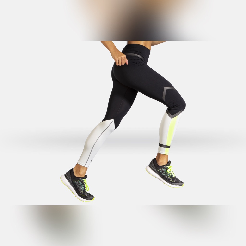 Brooks Carbonite Reflective Running Tights Womens Xl